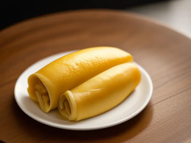 Rouleaux de riz dorés