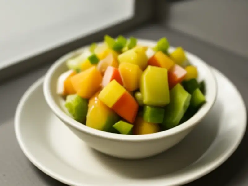 Salada de batata finlandesa com alcaparras