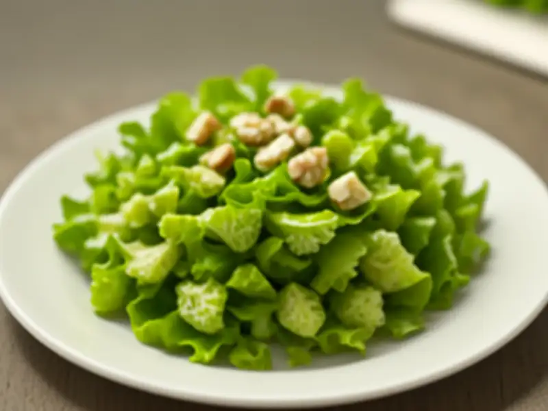 Salada de couve-de-bruxelas com amêndoas