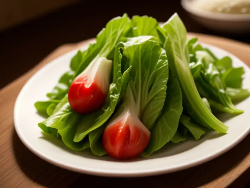 Salada de pak choi à asiática