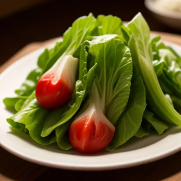 Sałatka z pak choi w azjatyckim stylu