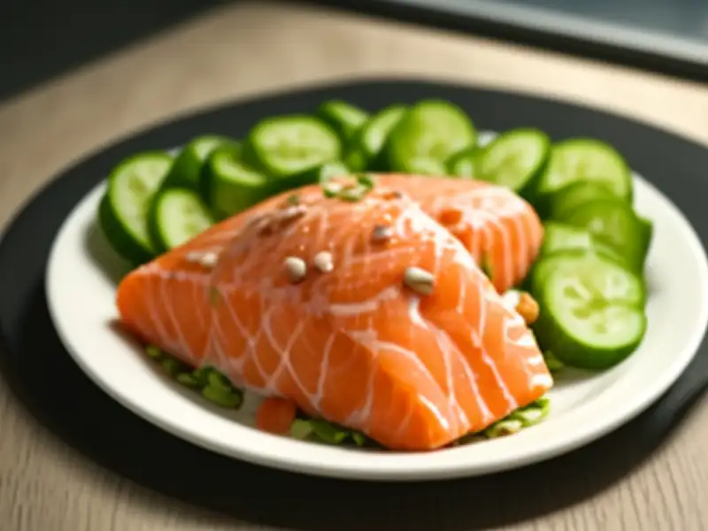 Salada de kani com milho