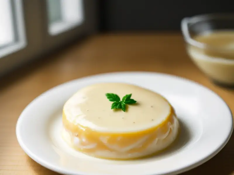 Salmão com molho cremoso à base de vinho branco