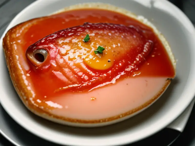 Salmonetes à tortosina, molho de tomate com anchovas