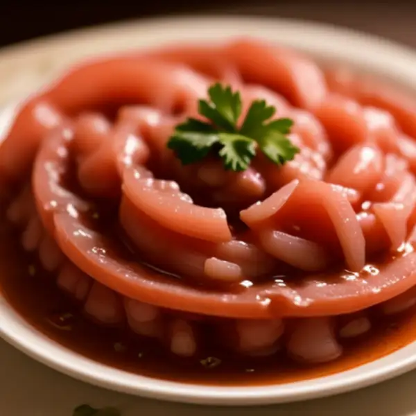 Catalan rosé wine sauce