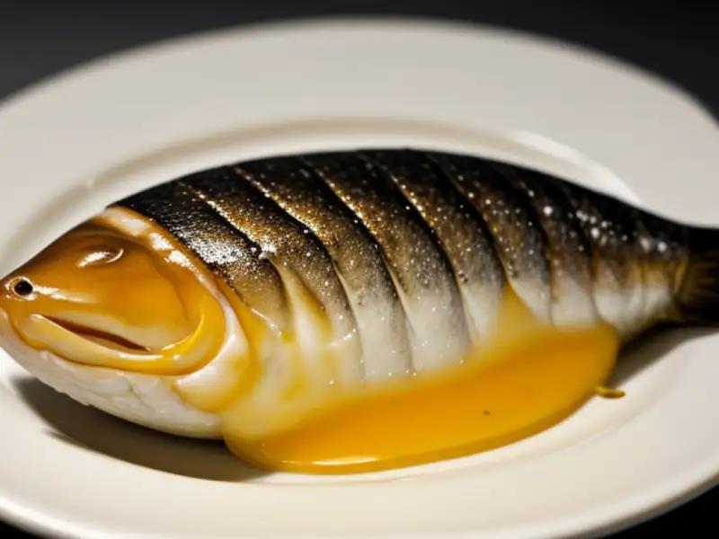 Salmón a la parrilla con mantequilla y perejil