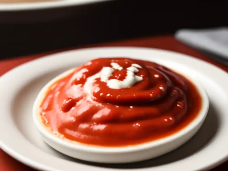 Sauce rosée à la crème et au ketchup