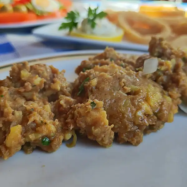 Canarian stew with gofio