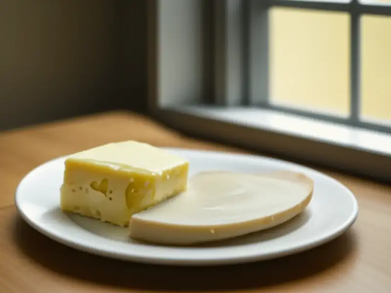 Reduzierter Buttergehalt
