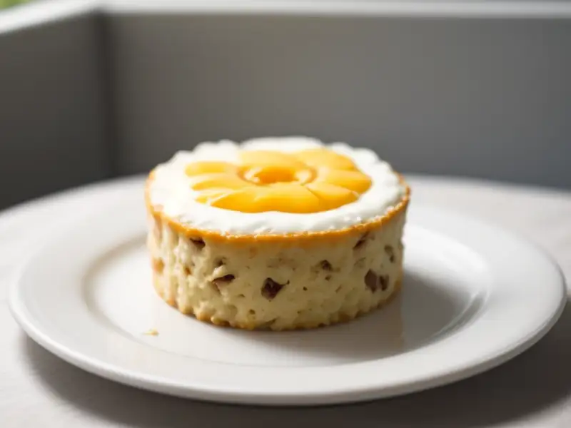 Schwedischer Mandel- und Erdnusskuchen in Form einer Krone
