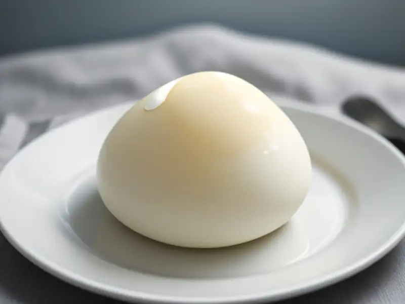 Semifreddo com crocante de amêndoas