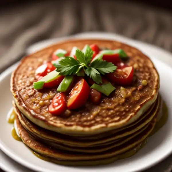 Shami de Roudbar, galettes à la sauce tomate