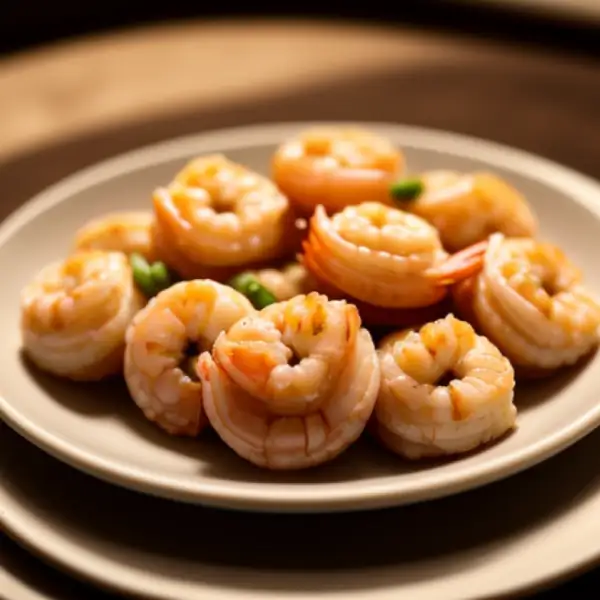 Shrimp dhundul with cumin and onion