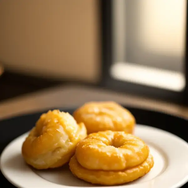 Shrimp and pumpkin beignets