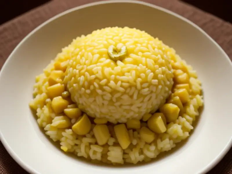 Sib polo de Kermanshah, arroz com batatas