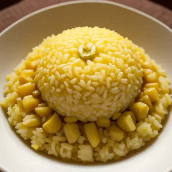 Kermanshah sib polo, rice with potatoes