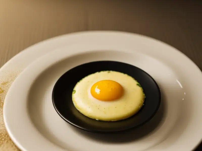 Sirabij de Gilan, omelete de alho verde