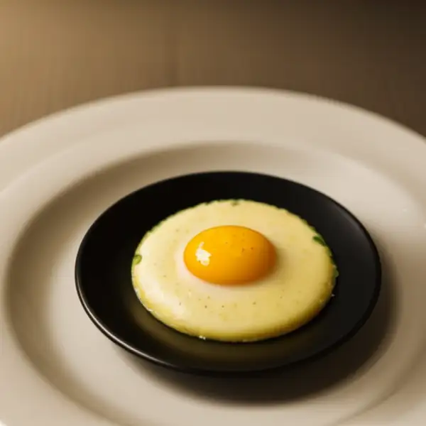Sirabij gilanais, omelette à l'ail frais