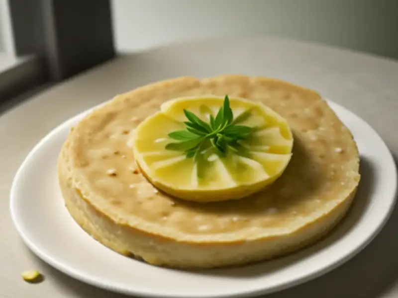 Sopa fria andaluza com alho-poró e amêndoas