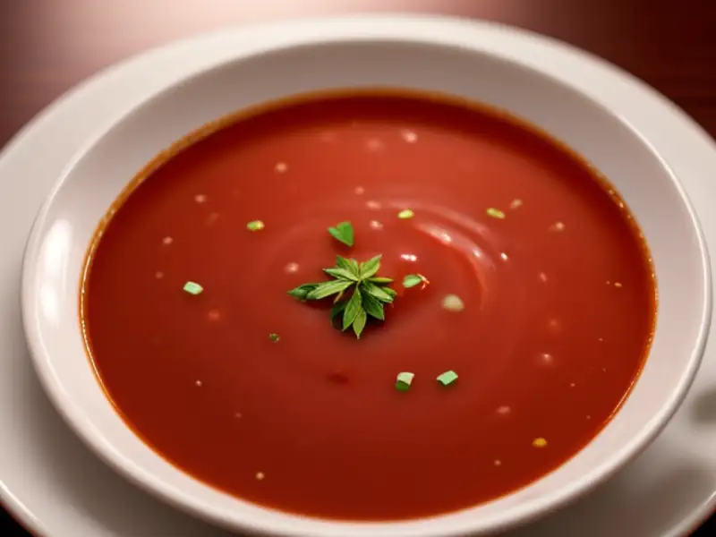 Sopa de ciruelas secas