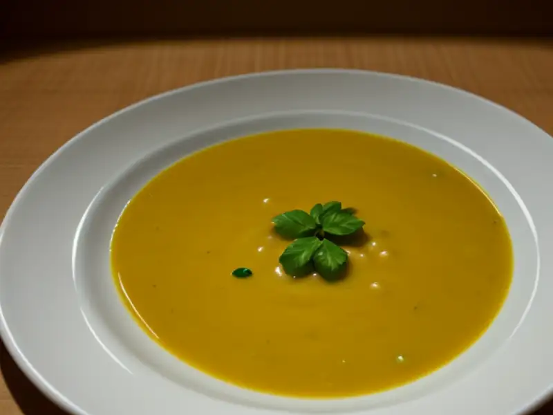 Sopa de favas de Carpino com batata e abóbora