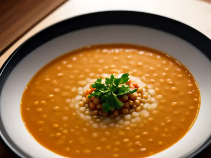Sopa de macarrão com carne moída