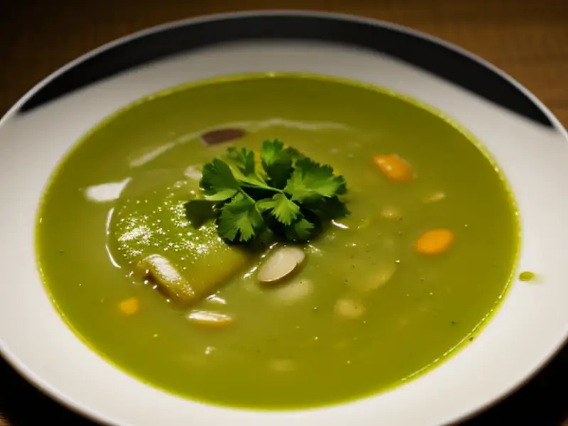 Sopa de tilápia com gengibre e verduras