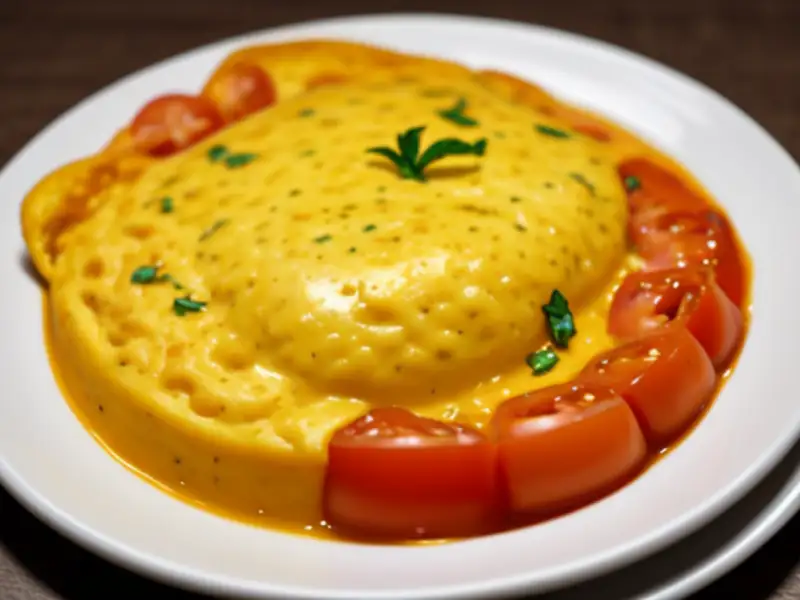 Sopa vietnamita de tomate e ovo