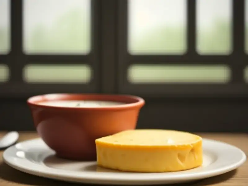 Sopa de tomate fresco com reblochon