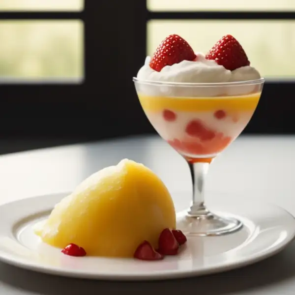 Sorbet léger aux fruits de saison