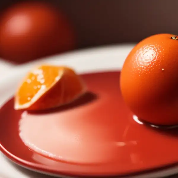 Sorbetto al pompelmo rosso e alla menta
