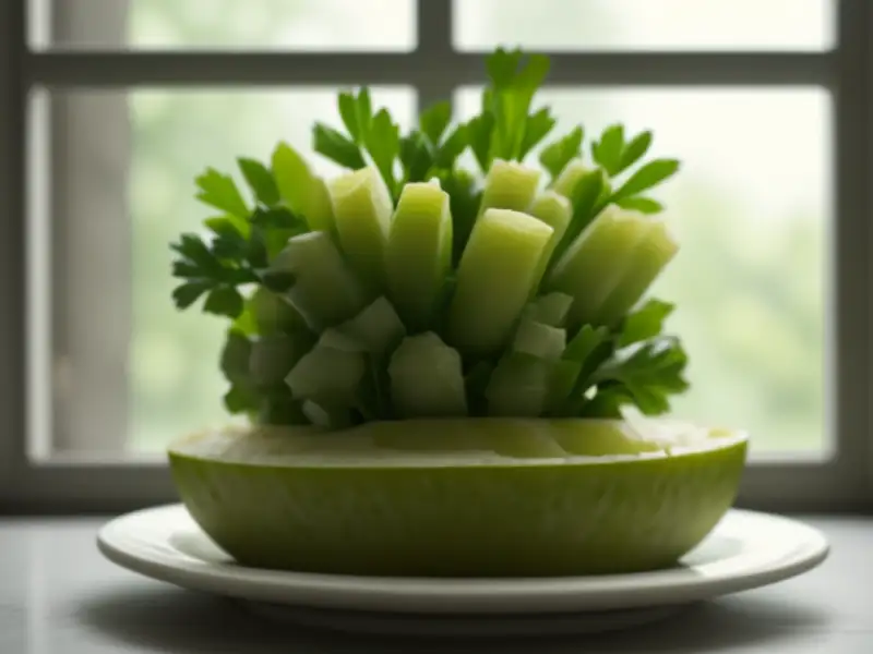 巴斯克地区的韭葱和土苹果汤