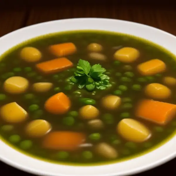 Soupe de légumes turque à la farine dorée