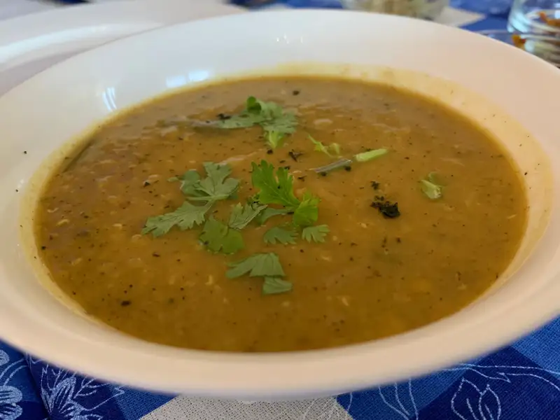 Soupe de lentilles savoureuse