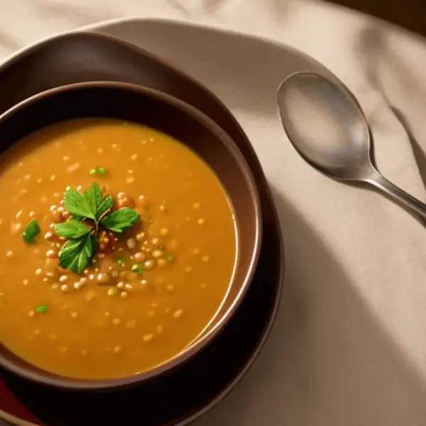 Soupe persane aux lentilles corail