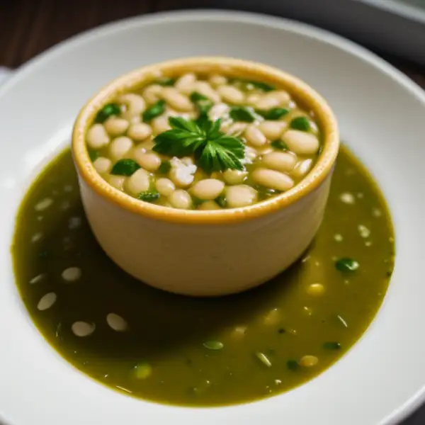 Soupe au pistou de Charleval au petit salé