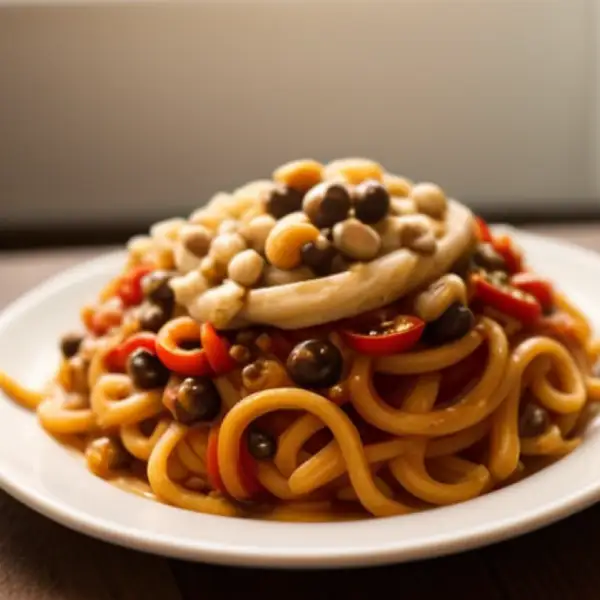 Spaghetti alla Turiddu aux anchois et aux câpres