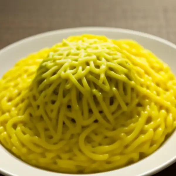 Spaghetti aux brocolis et sauce au fromage