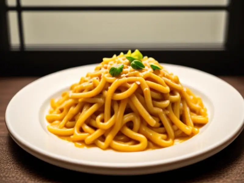 Spaghetti con pollo e pepe nero