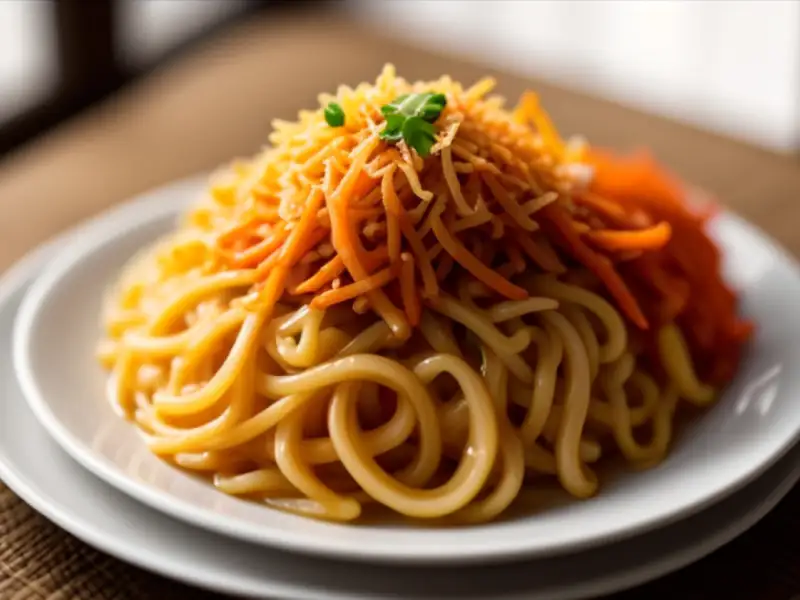 Spaghetti con salsa di Bogor