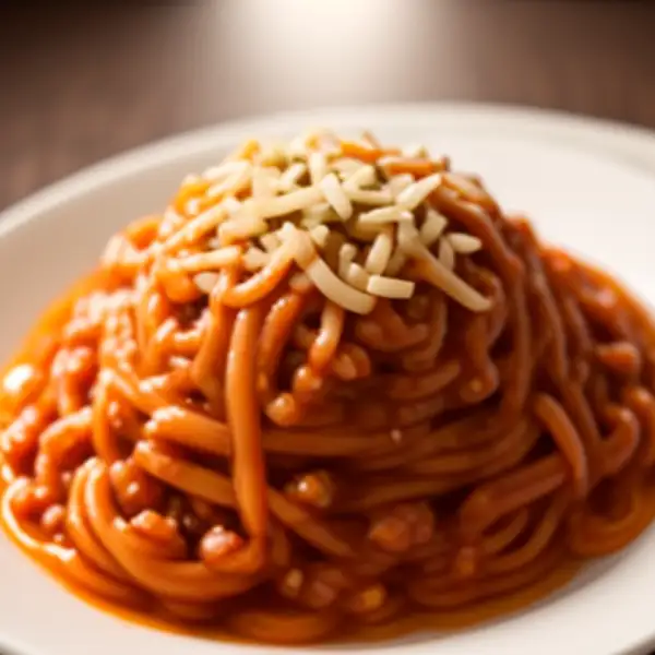 Spaghetti à la sauce chili à la viande hachée