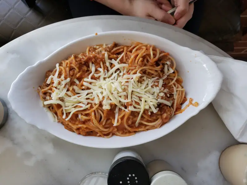 Spaghetti z sosem bolognese