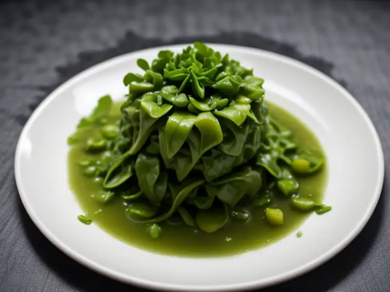 Mashed greens with mafane