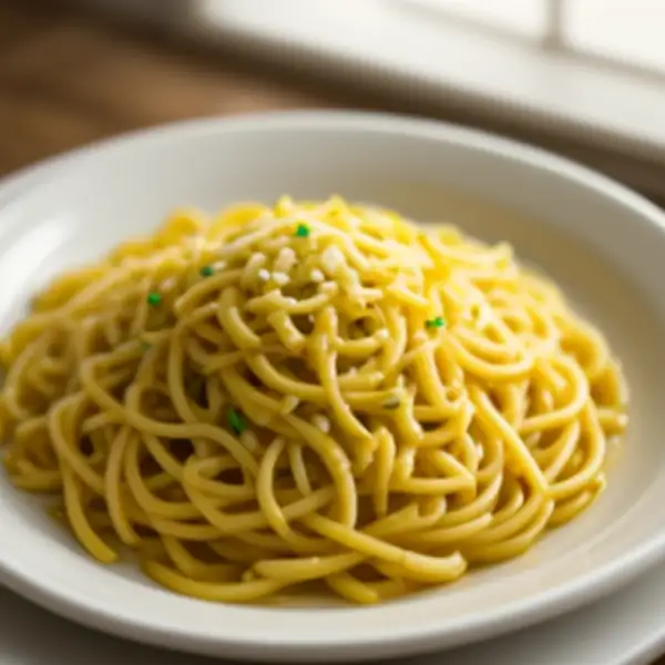 Seafood fideua with garlic