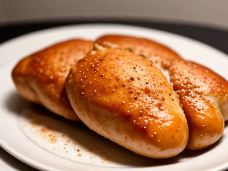 Paprika-seasoned chicken
