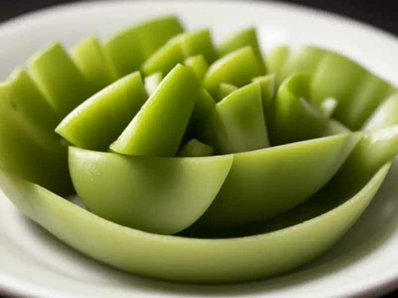 Sautéed green onions and bell peppers