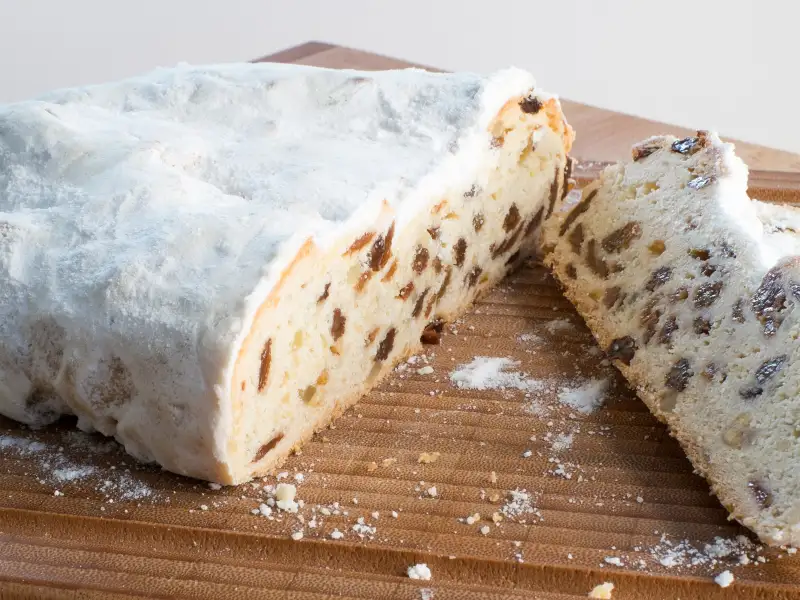 Bolo de Natal com frutas cristalizadas