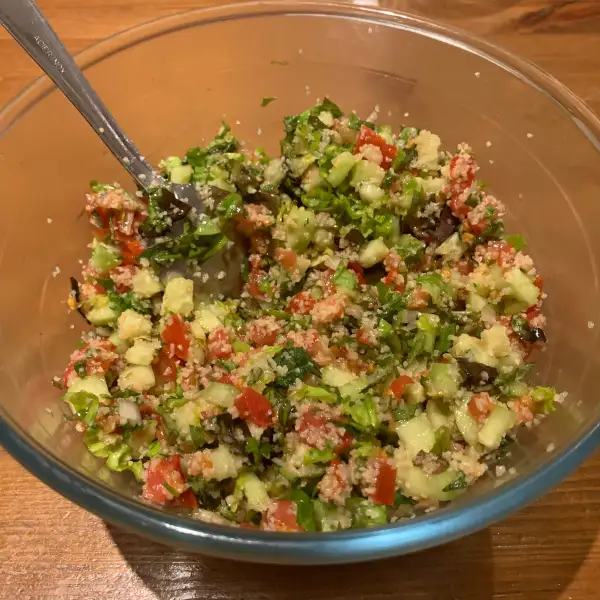 Taboulé arménien à la salade verte
