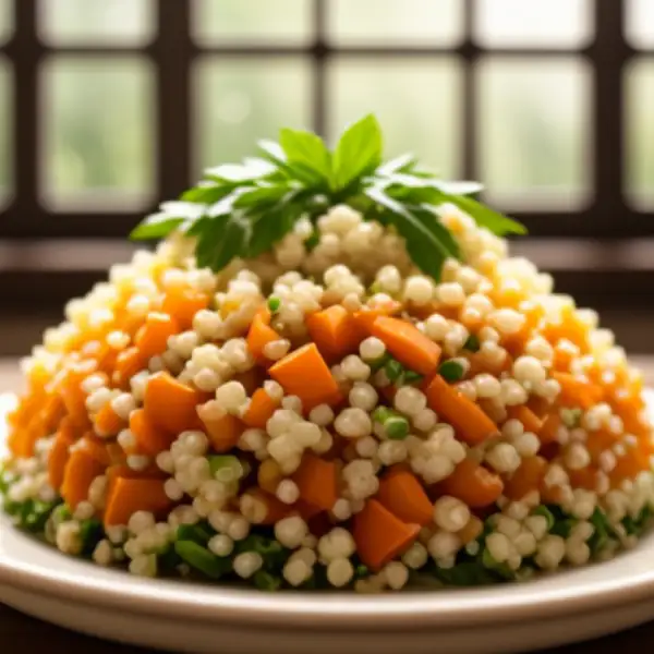 Taboulé au quinoa et aux légumes croquants