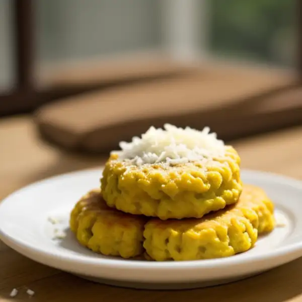 Tal pitha : beignets de palmyre et de noix de coco